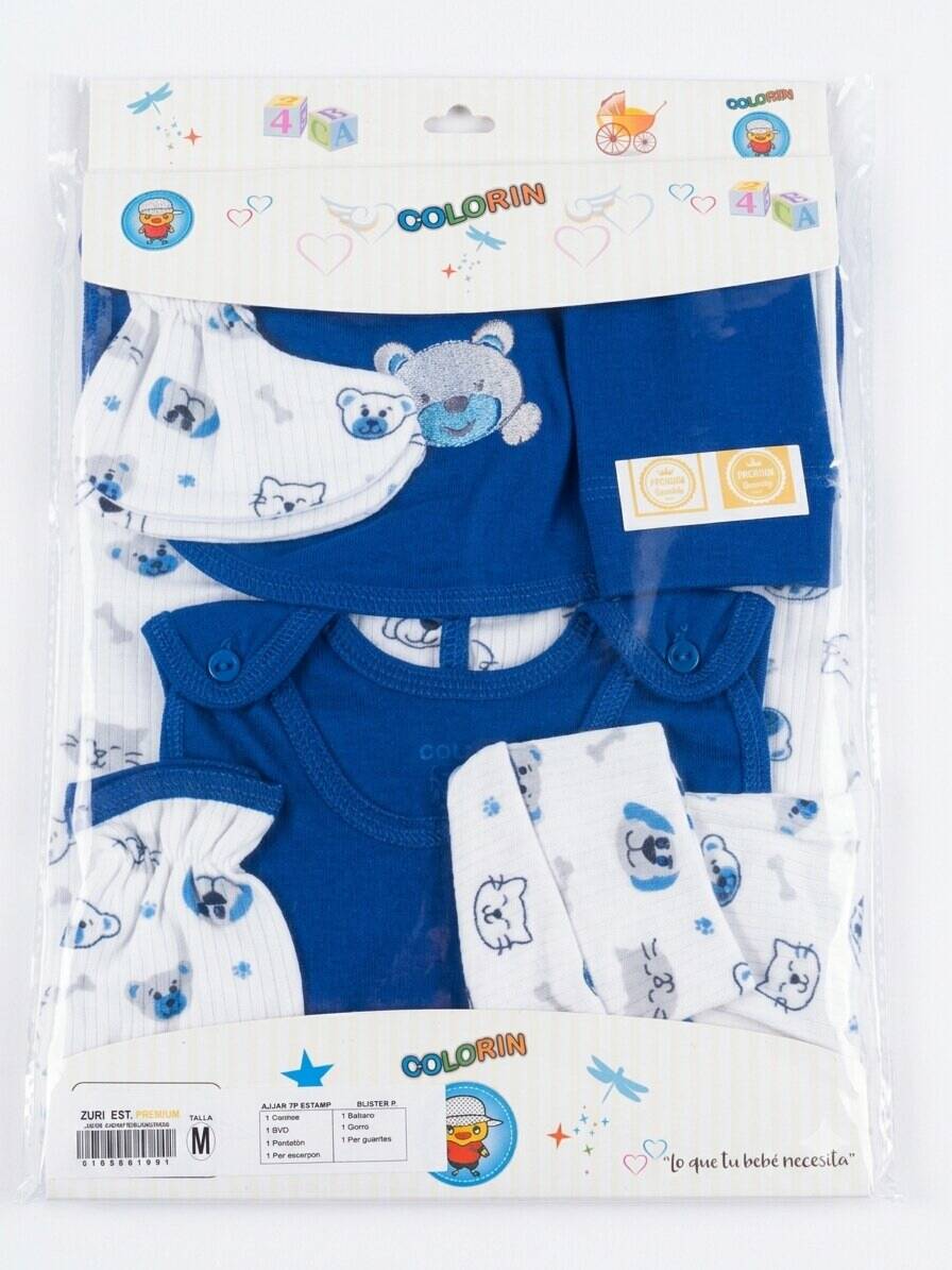 Ajuar · Zuri premium 7 piezas estampado — foto 3