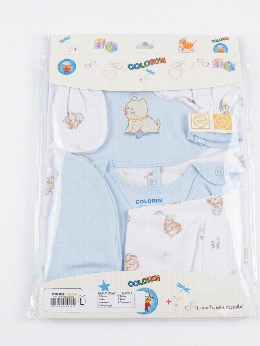 Ajuar · Zuri premium 7 piezas estampado — foto 2