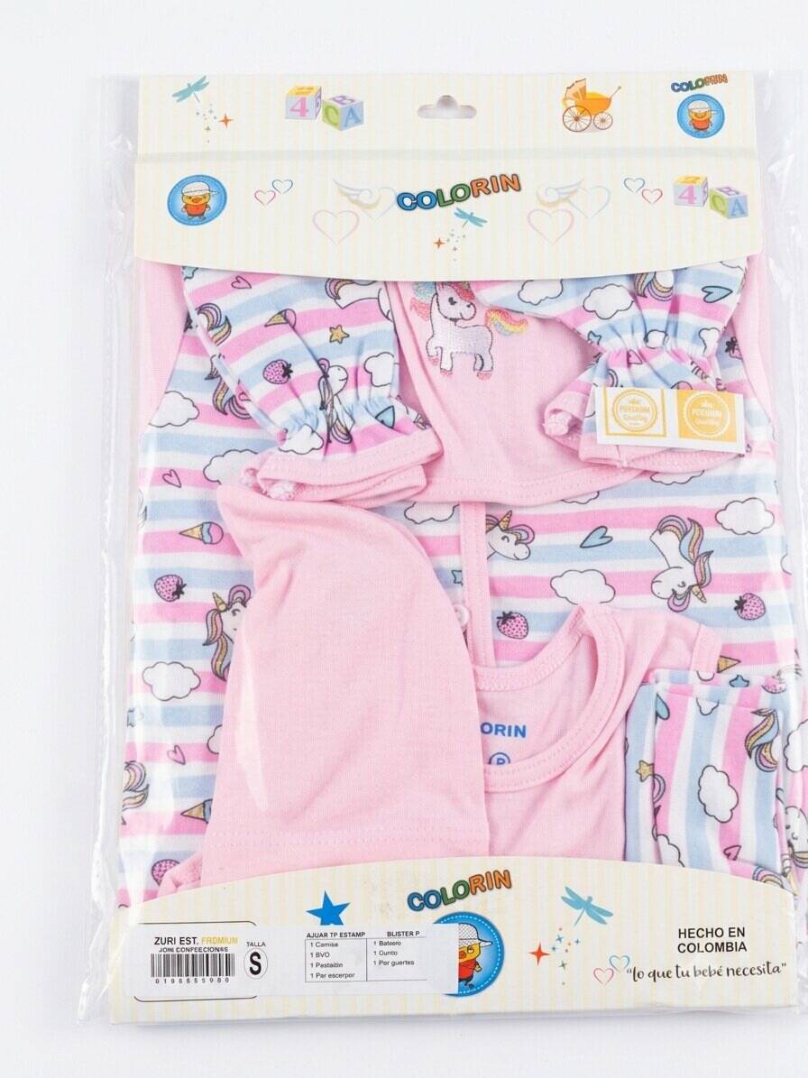 Ajuar · Zuri premium 7 piezas estampado — foto 5