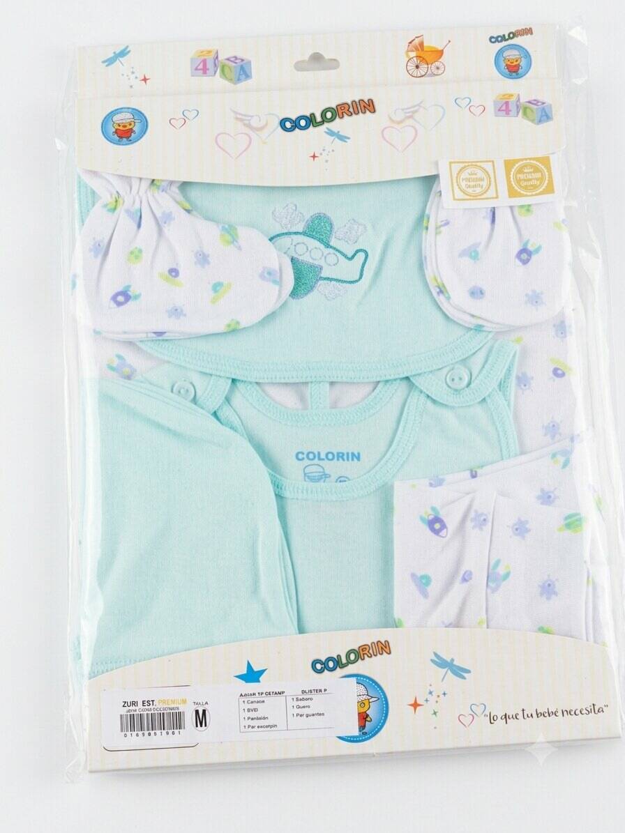 Ajuar · Zuri premium 7 piezas estampado — foto 4