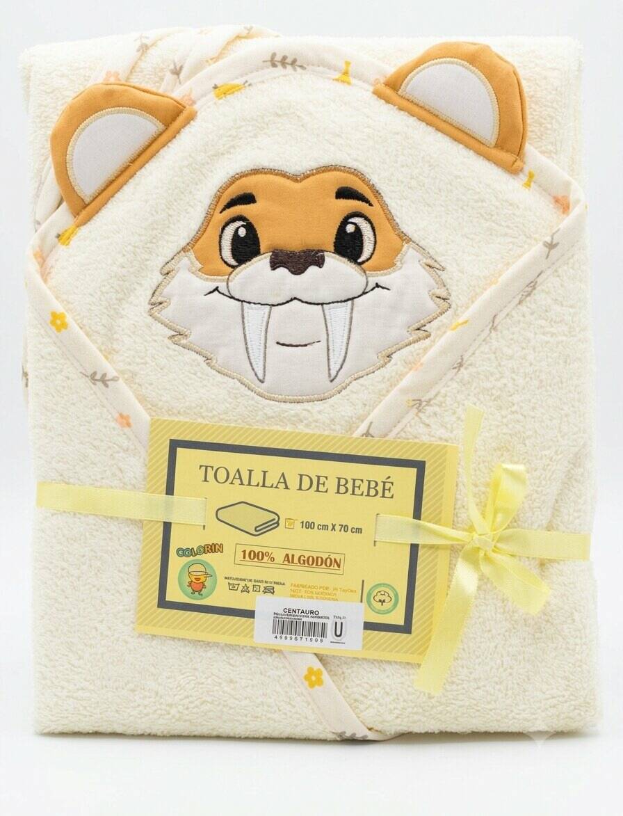 Toalla centauro aplique animalito