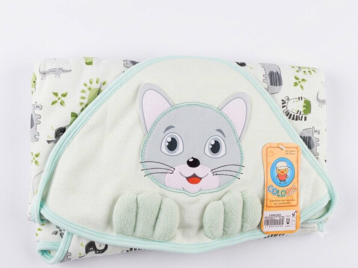 Cobija canguro doble polar ajust. funda